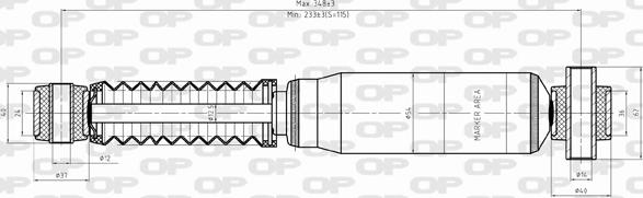 Open Parts SAB8355.32 - Амортизатор avtolavka.club