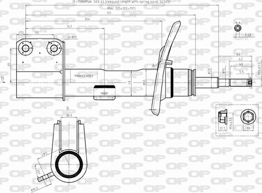 Open Parts SAB8367.31 - Амортизатор avtolavka.club