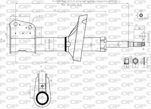 Open Parts SAB8315.31 - Амортизатор avtolavka.club