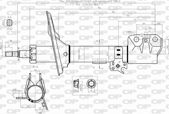 Open Parts SAB8310.31 - Амортизатор avtolavka.club