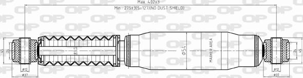 Open Parts SAB8330.32 - Амортизатор avtolavka.club