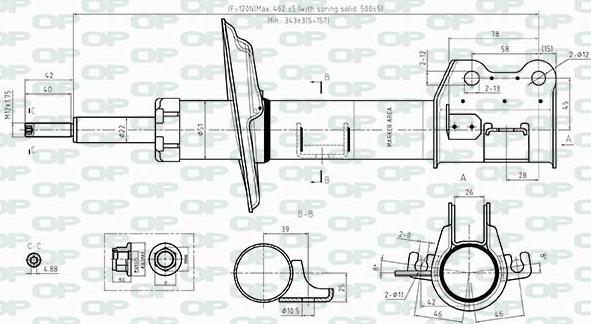 Open Parts SAB8374.31 - Амортизатор avtolavka.club