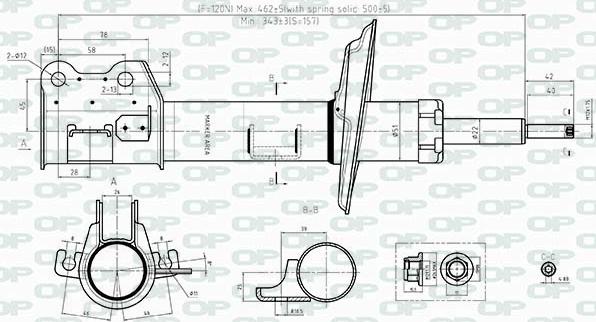 Open Parts SAB8373.31 - Амортизатор avtolavka.club