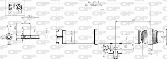 Open Parts SAB8372.32 - Амортизатор avtolavka.club