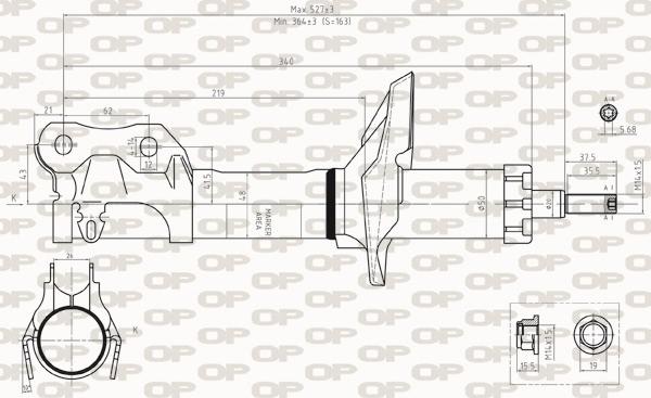 Open Parts SAB8256.31 - Амортизатор avtolavka.club