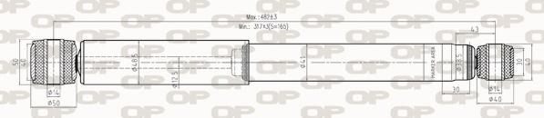 Open Parts SAB8264.32 - Амортизатор avtolavka.club