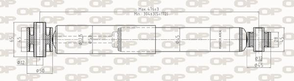 Open Parts SAB8260.32 - Амортизатор avtolavka.club