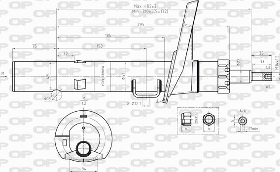 Open Parts SAB8207.31 - Амортизатор avtolavka.club