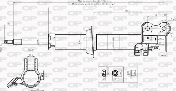 Open Parts SAB8210.31 - Амортизатор avtolavka.club