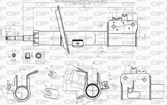 Open Parts SAB8218.31 - Амортизатор avtolavka.club