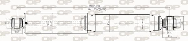 Open Parts SAB8284.32 - Амортизатор avtolavka.club