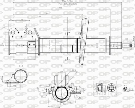 Open Parts SAB8239.31 - Амортизатор avtolavka.club