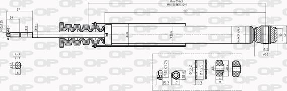 Open Parts SAB8232.32 - Амортизатор avtolavka.club