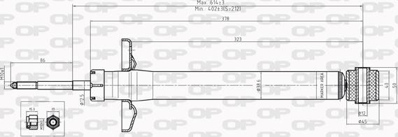 Open Parts SAB8226.12 - Амортизатор avtolavka.club