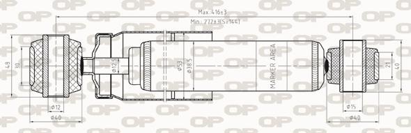 Open Parts SAB8276.32 - Амортизатор avtolavka.club