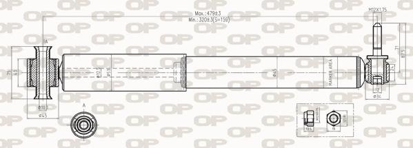 Open Parts SAB8271.32 - Амортизатор avtolavka.club