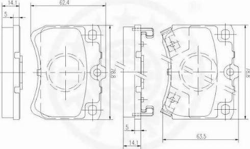 Sangsin Brake SP1049 - Гальмівні колодки, дискові гальма avtolavka.club