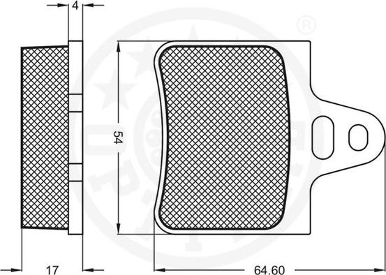 Optimal 9204 - Гальмівні колодки, дискові гальма avtolavka.club