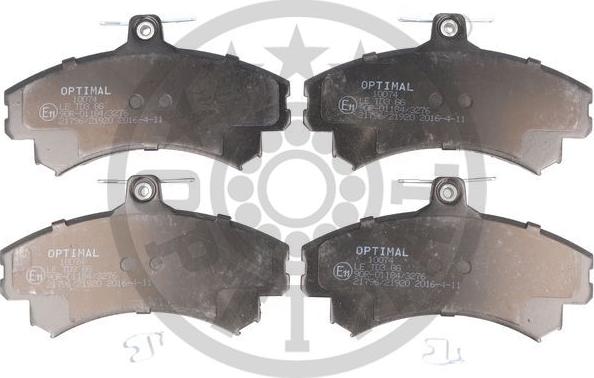 Optimal 10074 - Гальмівні колодки, дискові гальма avtolavka.club