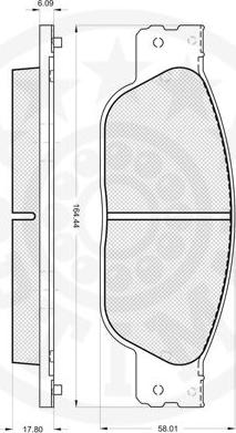 Optimal 12138 - Гальмівні колодки, дискові гальма avtolavka.club