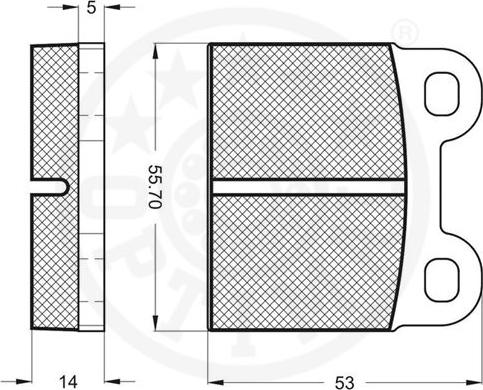 Optimal 2194 - Гальмівні колодки, дискові гальма avtolavka.club