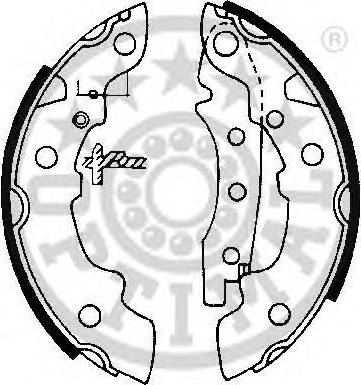 Optimal BB-0380 - Комплект гальм, барабанний механізм avtolavka.club