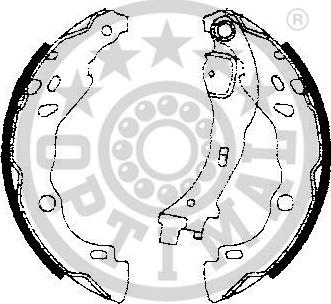 Optimal BB-7238 - Комплект гальм, барабанний механізм avtolavka.club