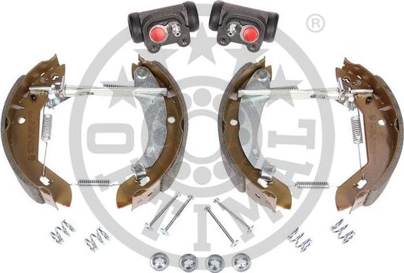 Optimal BK-5054 - Комплект гальм, барабанний механізм avtolavka.club