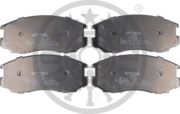 Optimal BP-10325 - Гальмівні колодки, дискові гальма avtolavka.club