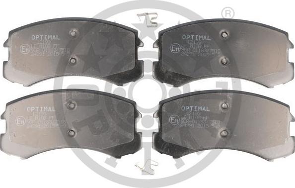 Optimal BP-12193 - Гальмівні колодки, дискові гальма avtolavka.club