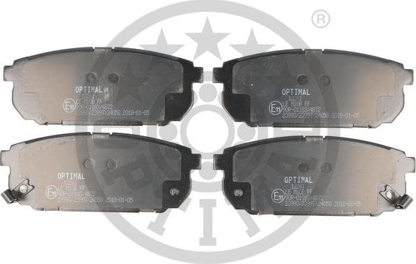 Optimal BP-12261 - Гальмівні колодки, дискові гальма avtolavka.club