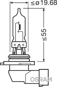 Osram 69005SBP - Лампа розжарювання, фара дальнього світла avtolavka.club