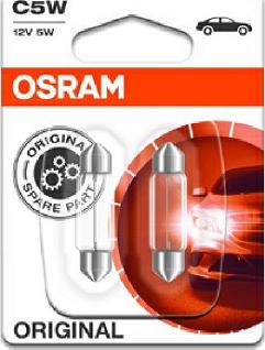 Osram 6418-02B - Лампа розжарювання, ліхтар освітлення номерного знака avtolavka.club