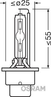 Osram 66240CLC - Лампа розжарювання, фара дальнього світла avtolavka.club