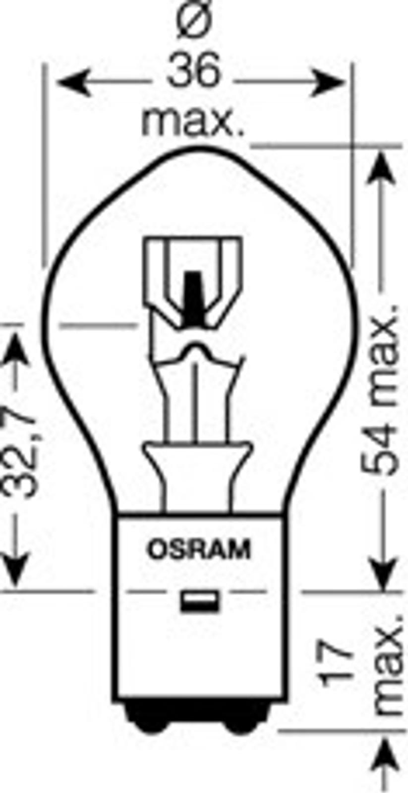 Osram 7327 - Лампа розжарювання, фара дальнього світла avtolavka.club