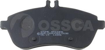 OSSCA 16757 - Гальмівні колодки, дискові гальма avtolavka.club
