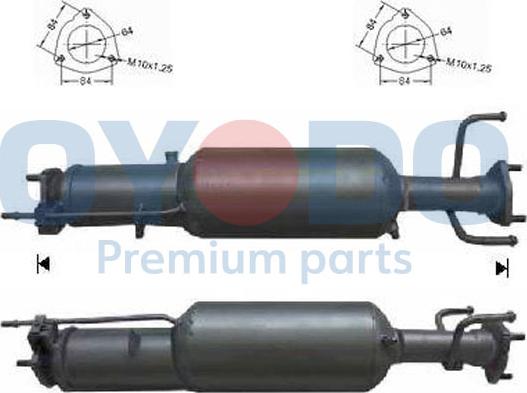 Oyodo 20N0066-OYO - Сажі / частковий фільтр, система вихлопу ОГ avtolavka.club