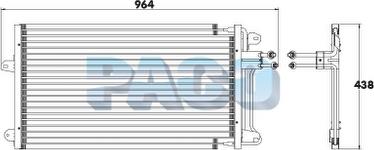 PACO CL3879 - Конденсатор, кондиціонер avtolavka.club