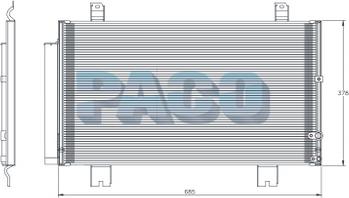PACO DP5493 - Конденсатор, кондиціонер avtolavka.club