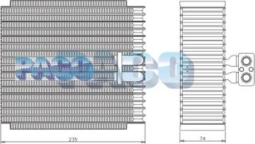 PACO ER7010 - Випарник, кондиціонер avtolavka.club