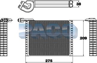 PACO ERL3049 - Випарник, кондиціонер avtolavka.club