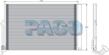 PACO MP5471 - Конденсатор, кондиціонер avtolavka.club