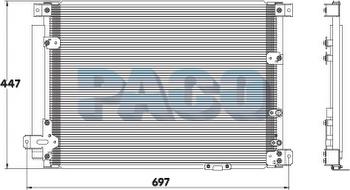 PACO MP5262 - Конденсатор, кондиціонер avtolavka.club