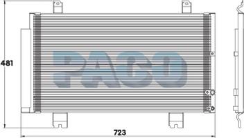 PACO MP3607 - Конденсатор, кондиціонер avtolavka.club