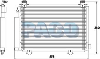 PACO PL5032 - Конденсатор, кондиціонер avtolavka.club