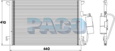 PACO PL5198/RD - Конденсатор, кондиціонер avtolavka.club