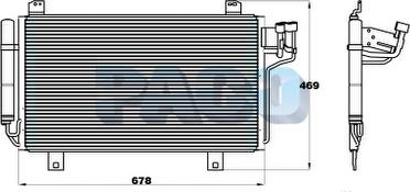 PACO PL5771/RD - Конденсатор, кондиціонер avtolavka.club