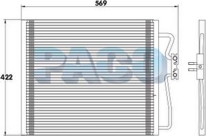 PACO PL3301 - Конденсатор, кондиціонер avtolavka.club