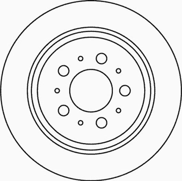 Pagid 50284PRO - Гальмівний диск avtolavka.club