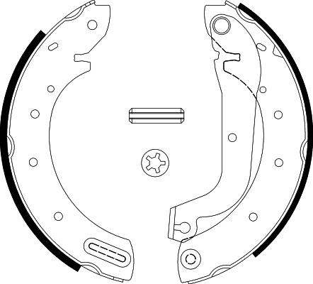 Pagid H1066 - Комплект гальм, барабанний механізм avtolavka.club